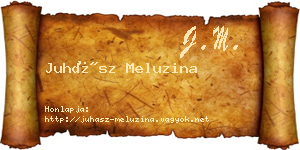 Juhász Meluzina névjegykártya